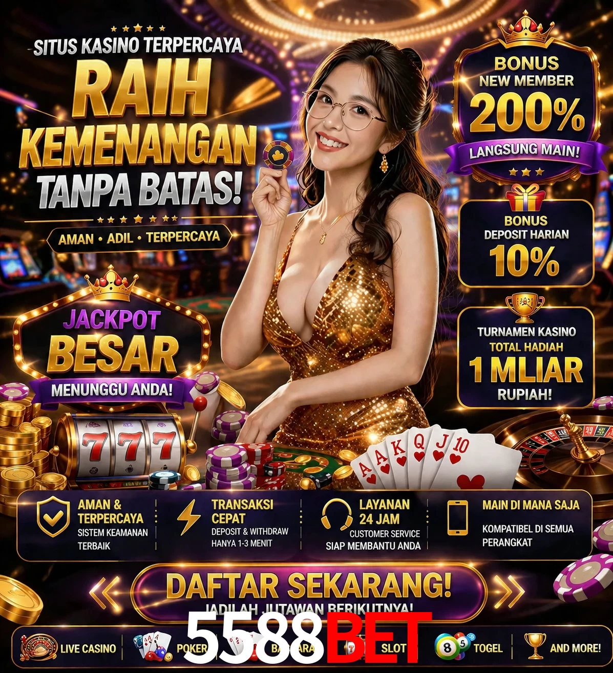 Roleta e blackjack 5588Bet